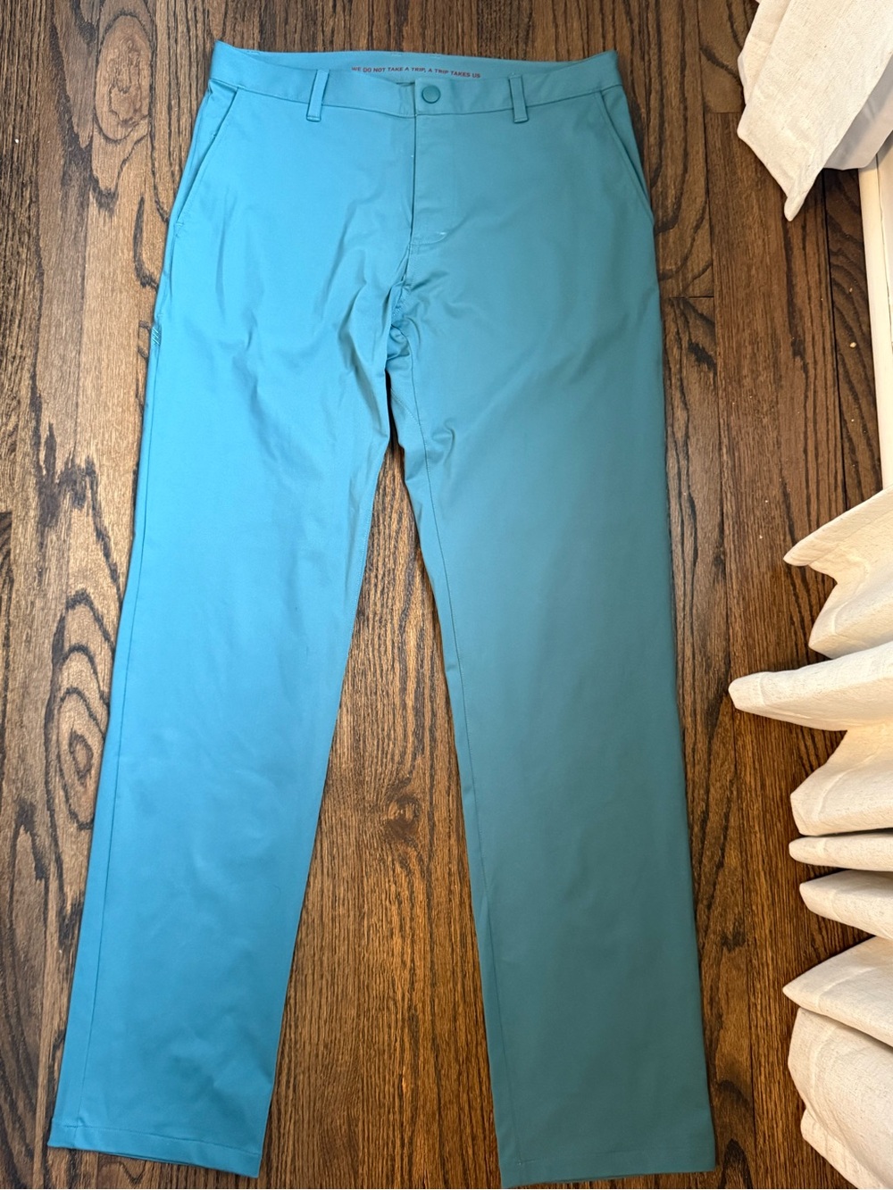 RHONE Men's Teal Performance Chinos